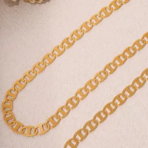 Collier acier inoxydable doré, chaîne fine de 40 cm avec rallonge