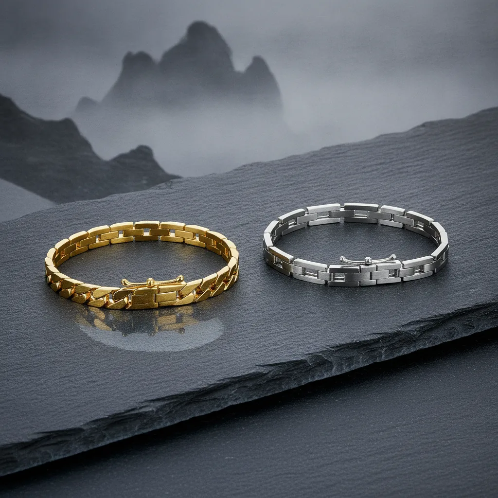 Bracelets en acier inoxydable 316L et 304 comparés