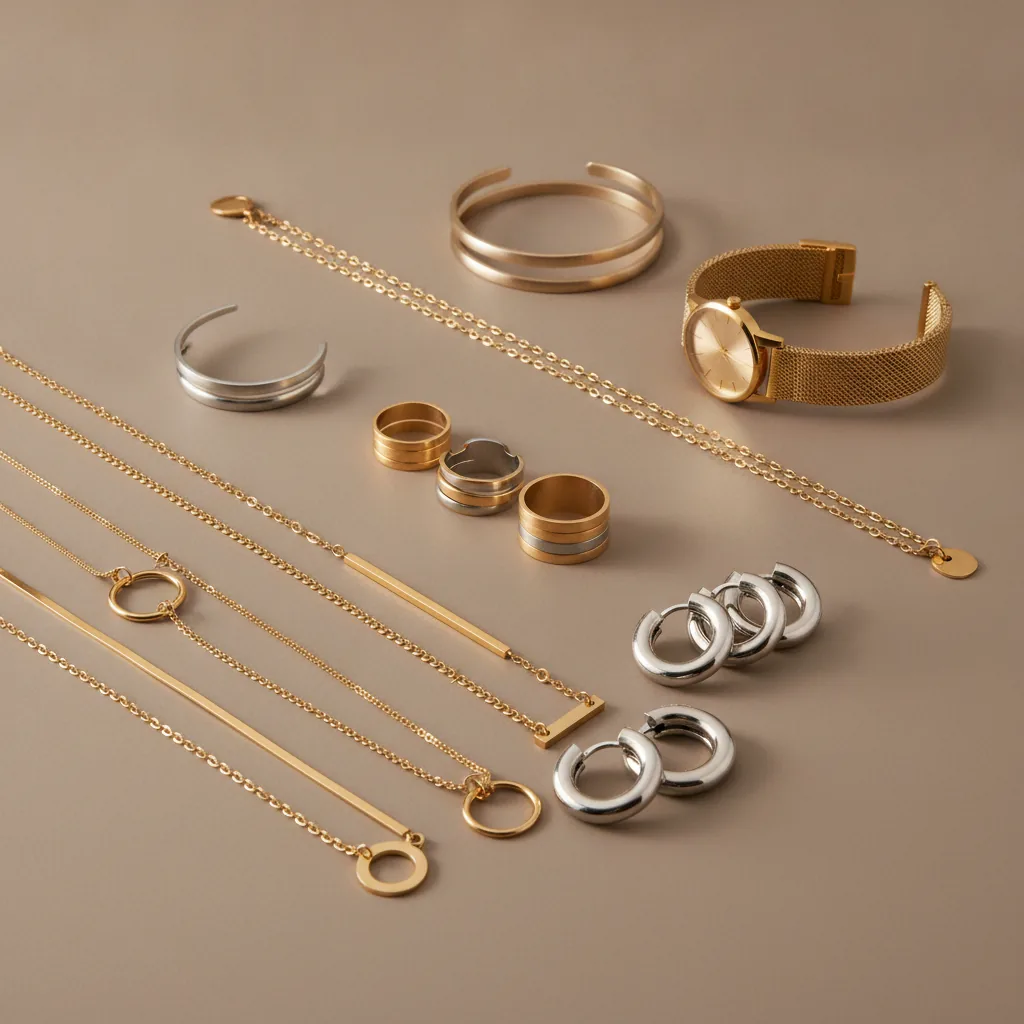 Illustration – Le guide ultime des bijoux en acier inoxydable :